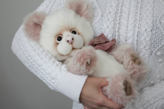 Мишка тедди Эбби. Авторские игрушки Татьяны Матляк | Бэйбики Мишка тедди Эбби. Авторские игрушки Татьяны Матляк (фото 4)