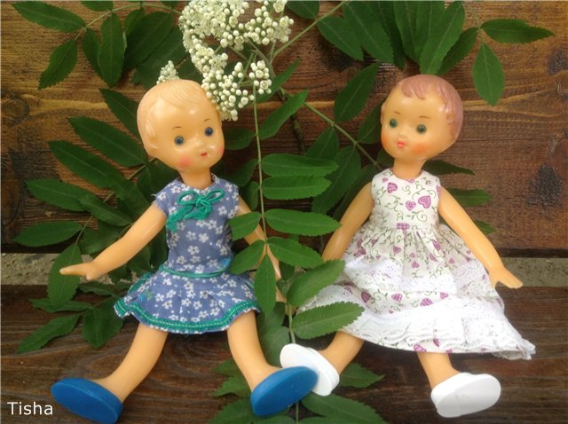 Куколки из Литовской ССР - малышки Неринги