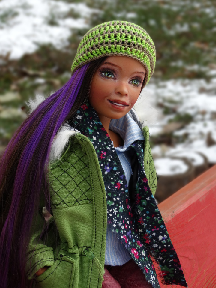 Первый снег | Бэйбики Первый снег — ООАК и кастом Барби (Barbie): репейнт (фото 5)