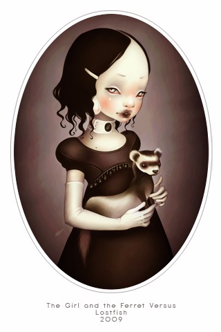 Сюрреалистические иллюстрации французской художницы Элоди LostFish или еще раз об Алисе