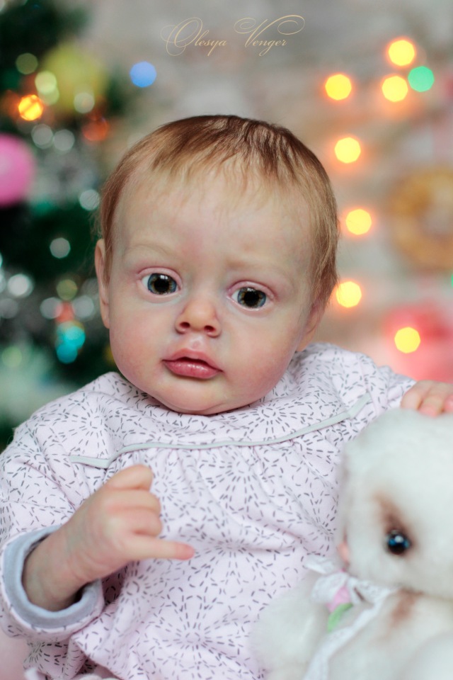 Моя Хлоя, мой любознательный Совенок, кукла реборн Олеси Венгер