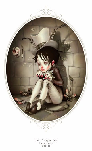 Сюрреалистические иллюстрации французской художницы Элоди LostFish или еще раз об Алисе