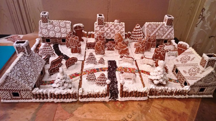 Рождественская пряничная деревня и вертеп из домиков ИКЕА (пошаговая инструкция с фотографиями) | Бэйбики Рождественская пряничная деревня и вертеп из домиков ИКЕА (пошаговая инструкция с фотографиями)