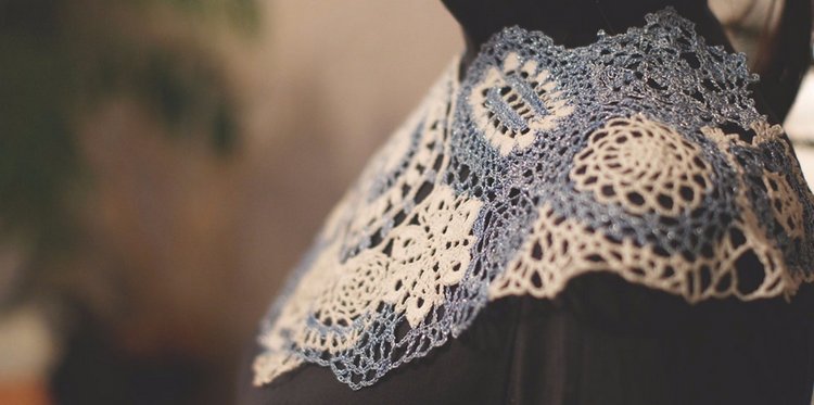 Новое изделие "Морозные узоры", связанное в технике ирландского кружева (фото 5)