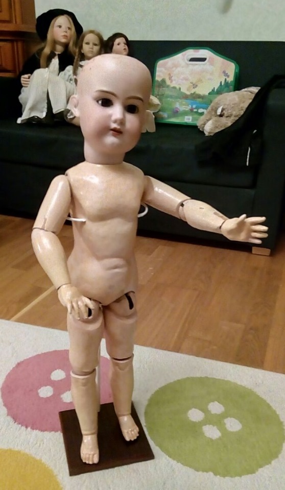 Перетяжка и небольшой ремонт антикварной A.Marseille