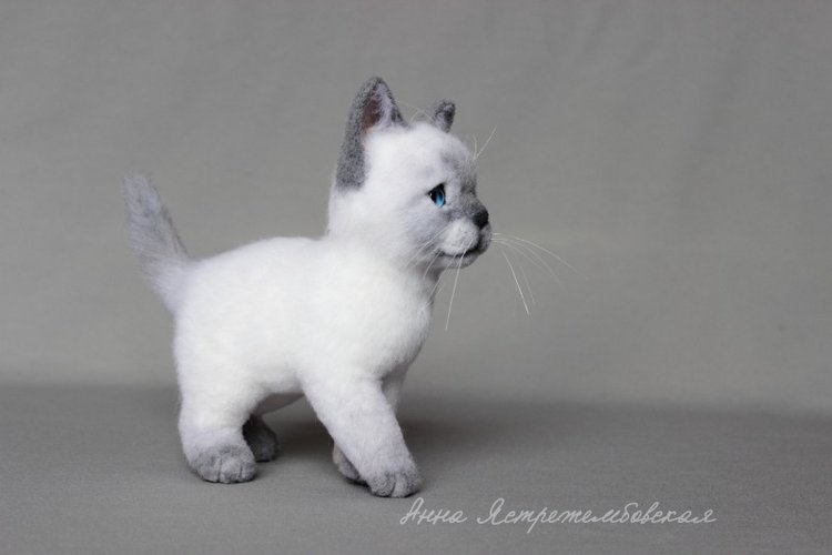 На прогулке — Валяные игрушки из шерсти: сухое валяние (фото 2)