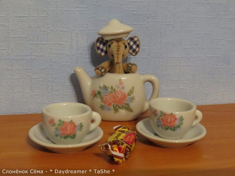 Третий слон... слоненок — Авторские мишки Тедди и друзья: фото (фото 8)