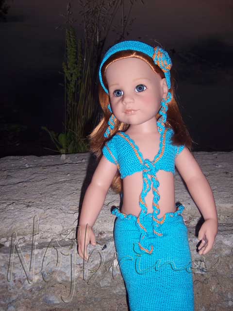 Ханна Gotz. Русалочка — Одежда и обувь для кукол своими руками: фото (фото 6)