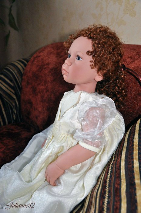 Middleton Doll: "Winter Splendor" из серии L'Innocence автор Ева Хеланд и кудряшка "С Днем Рождения, Тедди!" (фото 5)