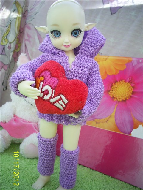 Сиреневый туман... Обновки для куклы БЖД (фото 2)