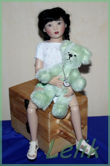 Фисташковое мороженное, или новый наряд для Саффи от Helen Kish