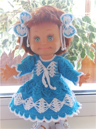 Ох уж эти бантики... Наряды на фэйсинок, паолок, куколок Готц (50 см) (фото 10)