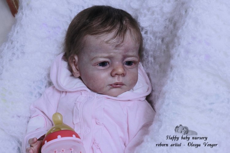 Моё предновогоднее чудо, моя Карлотта. Кукла реборн Олеси Венгер