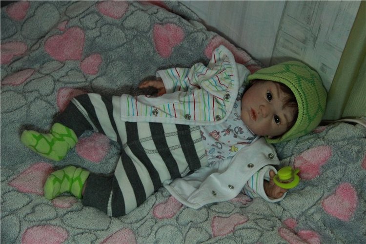 Малышка Карина. Куколка из молда Maike от Gudrun Legler