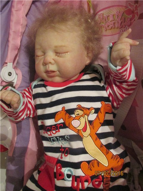 Моя сплюшка Сонечка — Куклы Реборн (Reborn): работы мастеров (фото 8)