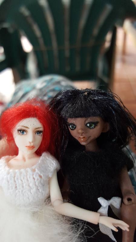 Шоколадка и Беляночка — Авторские куклы BJD (БЖД) у нас дома: фото (фото 5)