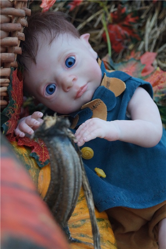 Осенний эльфик Ждан-кукла реборн Рязановой Елены (фото 2)