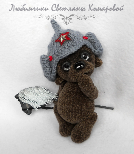 От героев былых времён — Вязаные игрушки и амигуруми: крючком (фото 5)