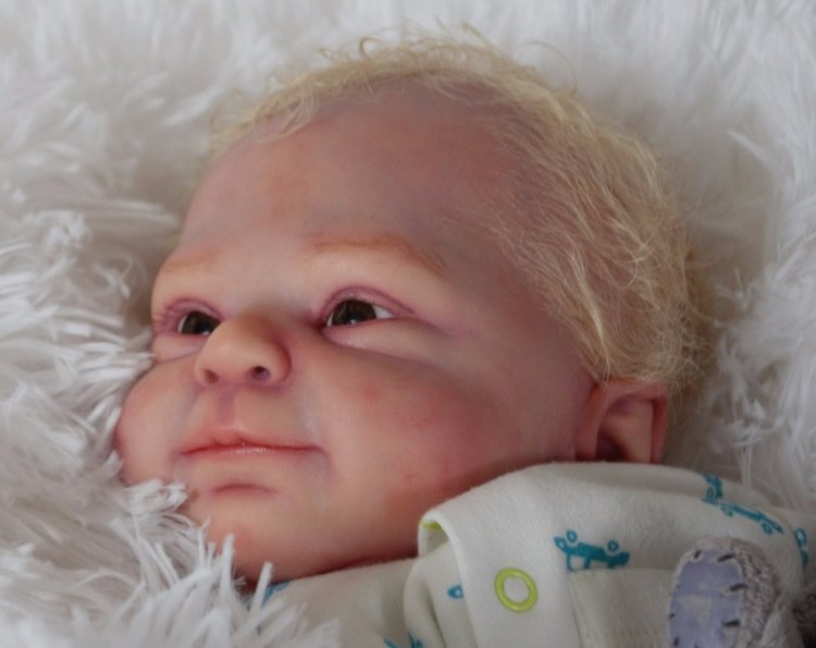 Моя милая Смила, улыбашка от скульптора Sabine Altenkirch. Кукла реборн Ольги Коновниной (фото 7)