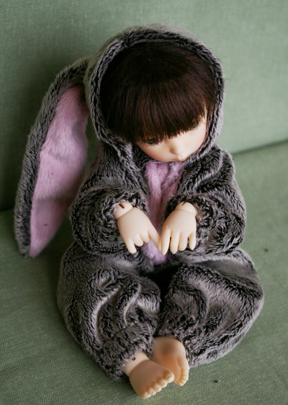 "Трусишка зайка серенький" или новый костюмчик для BJD Littlefee (фото 3)