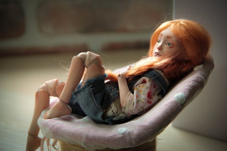 Новый наряд для Анариэль — Авторские шарнирные куклы своими руками: лепка (фото 4)