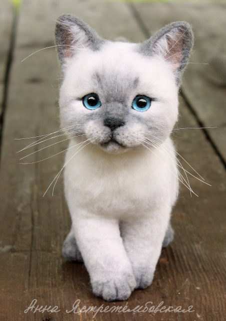 На прогулке — Валяные игрушки из шерсти: сухое валяние