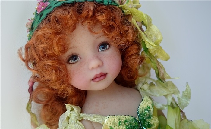 Мои пионы, Мона — Куклы Dianna Effner (Эффнер) из винила: Little Darling (фото 3)