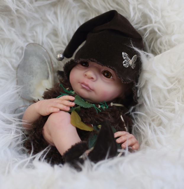 Лесной Эльфёныш,кукла-реборн Элины Кудрявцевой