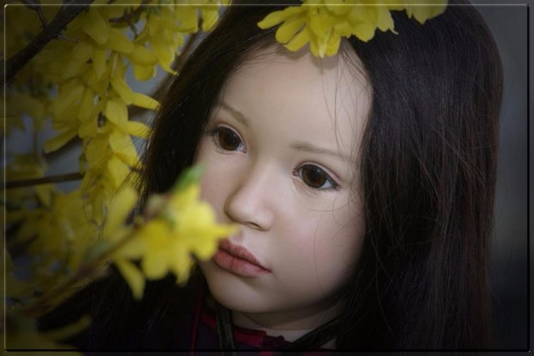 Процесс создания фарфоровых кукол - Джинн Гросс (Jeanne Gross). Часть восьмая - Национальный костюм