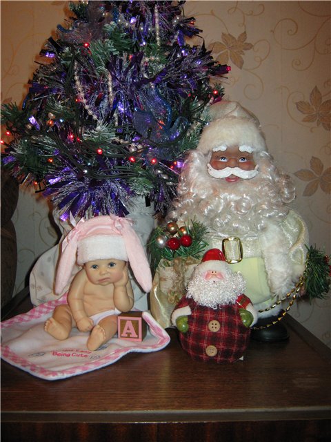 С Новым Годом! Мои куколки - Дед Мороз, Снегурочка и Зайка (фото 4)