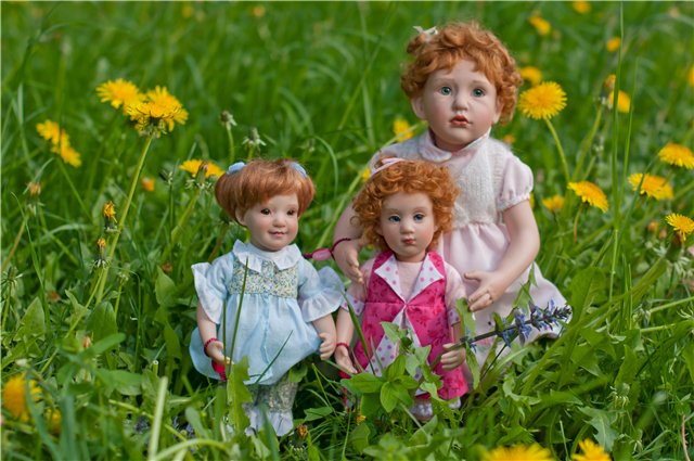 Союз рыжиков (почти по Конан Дойлу). Куклы Беатрис Перини, Beatrice Perini (фото 6)