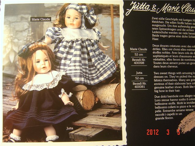 Каталог кукол ZAPF 1993г, ч1