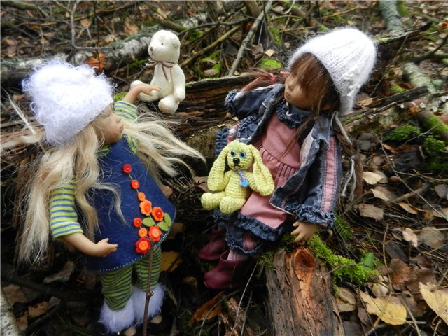 Мои крохотульки на природе. Клубные куколки от Аннет Химштед