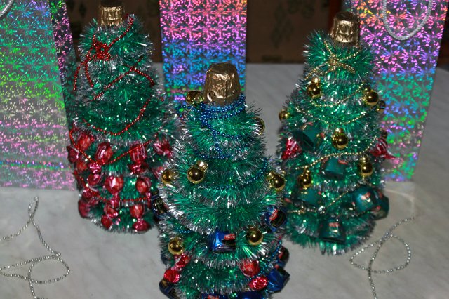 Ёлочное шампанское... Подарочки своими руками (фото 7)