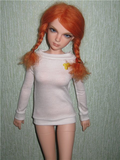 Золотые ручки 2. Паричок для куклы БЖД Iplehouse JID Leona