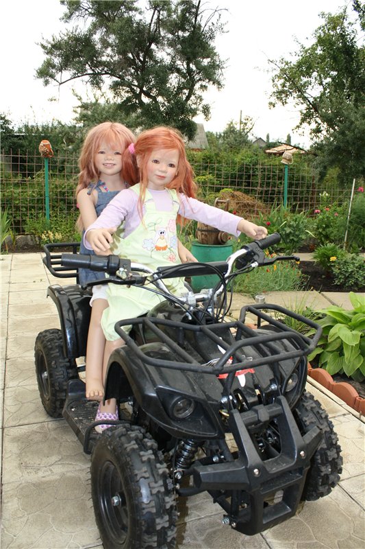 Лето на даче! Margie и Lenka от Annette Himstedt