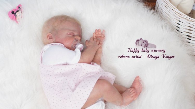 Наша Лиечка устала, сладко сладко задремала. Кукла реборн Олеси Венгер (фото 4)