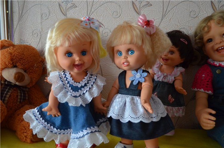 Долгожданная посылочка. Сарафанчики для кукол Baby Face Galoob (фото 10)