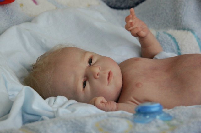 И еще один Ангелочек... Куколка реборн Вишни Виктории (фото 3)