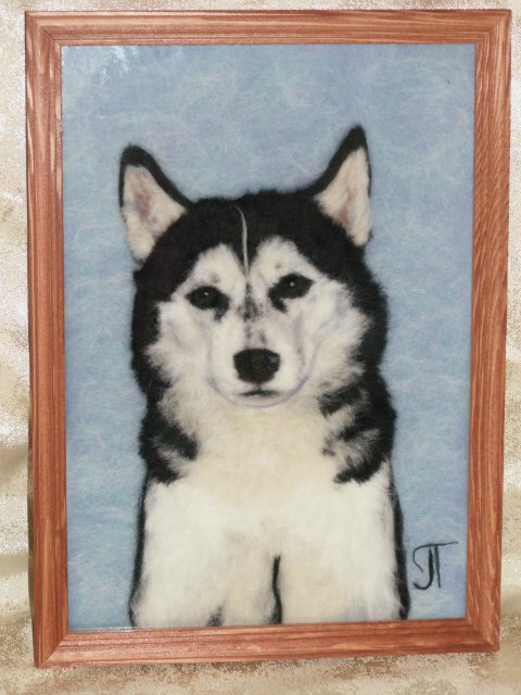 Картины из шерсти. Подборка (фото 7)