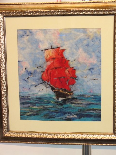 АРТ Красноярск 23-27 октября 2014. Теплые Картины из шерсти (фото 7)