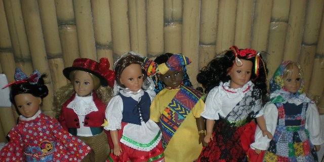 Амин линь и новое кимоно, куколки компании unimax дизайнер Heidi Ott