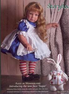 Почему грустит Алиса? Alice in Wonderland Lee Middleton, автор Eva Helland (фото 5)