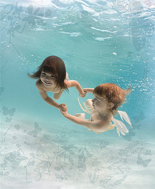 Дети под водой глазами фотографа Зены Холловей (Zena Holloway) (фото 3)