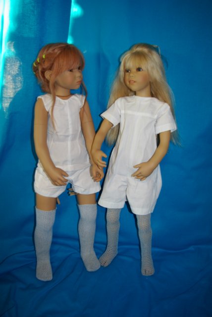 Сравниваем кукол Annette Himstedt 2002 и 2004 года. Efi, Pauline