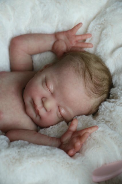 Спящая малышка Рози 2. Куколка реборн Виктории Вишни