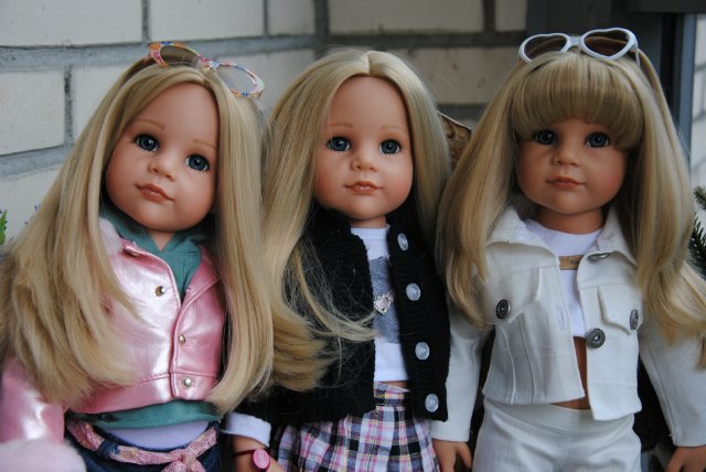 Мы сестренок соберем - будем модничать втроем! :) Красотки Сары-модницы от Gotz 2004, 2007, 2009