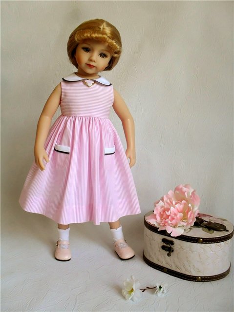 "Кто может быть тебя прелестней?!" Джейми и платье "Голубка". Куклы Maru & friends