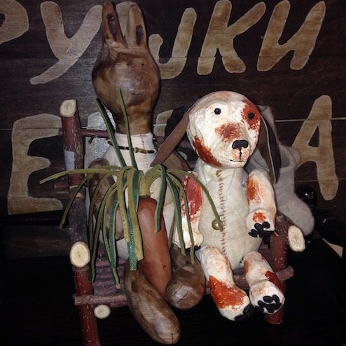 Деревянный щенок Жужа — Интересные игрушки и фигурки (разное): редкие (фото 3)