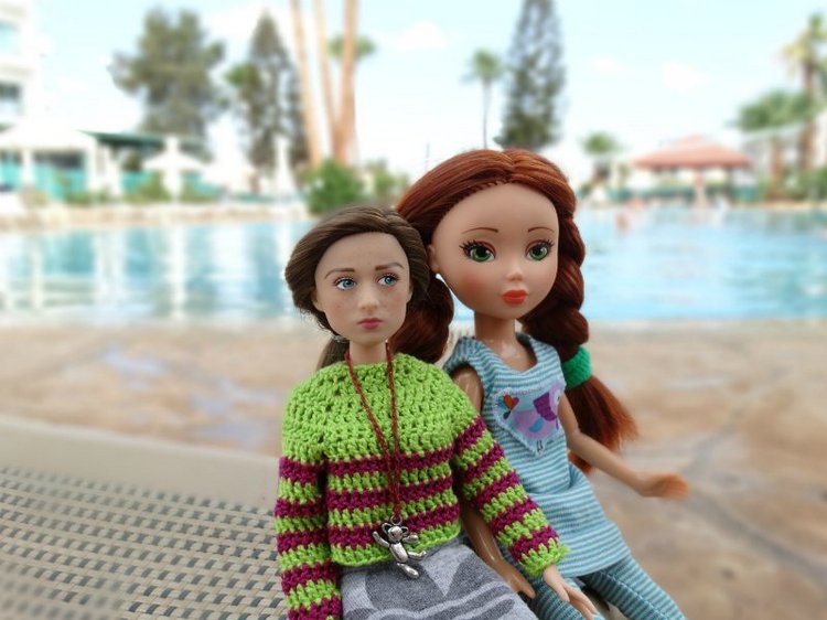 Варя на пляже — Российские куклы Весна (фото 5)